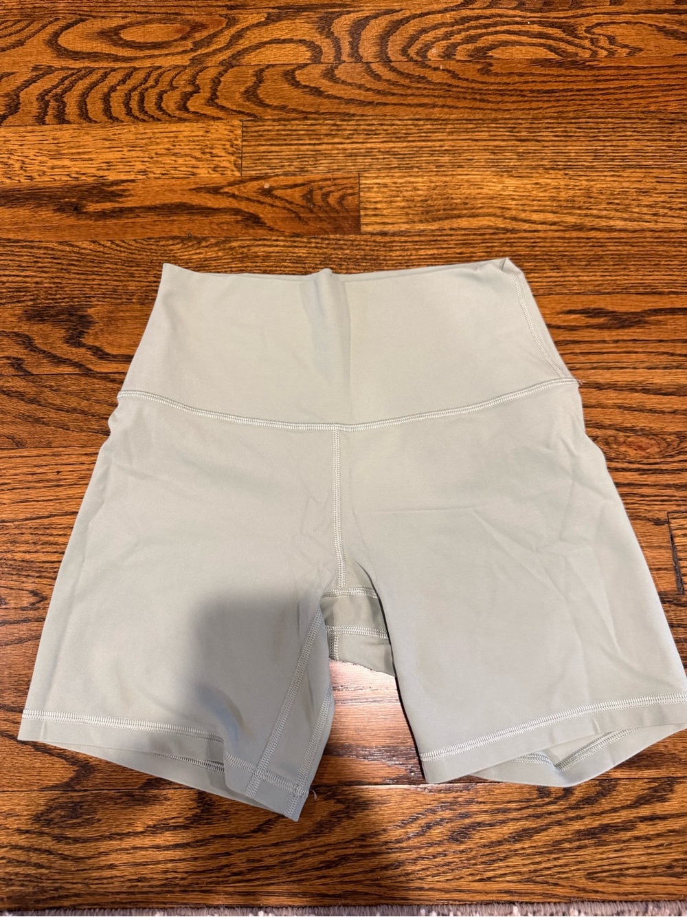 lululemon athletica Women's High-Rise Bike Shorts in Sage green